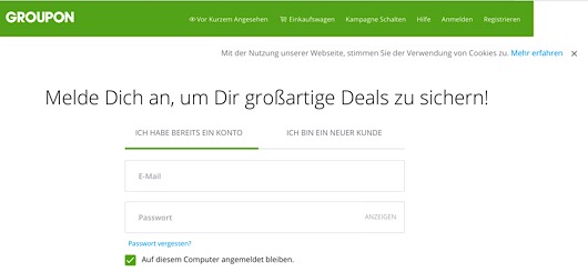 Groupon im Internet Groupon im Internet